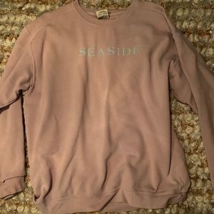 oversized lavender seaside sweatshirt